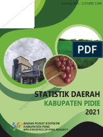 Statistik Daerah Kabupaten Pidie 2021