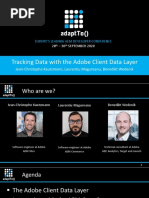 Tracking Data With The Adobe Client Data Layer: Europe'S Leading Aem Developer Conference