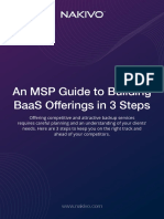 MSP Guide To Building BAAS Offerings in 3 Steps