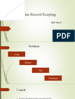 Manajemen Dokumen dan Record Keeping