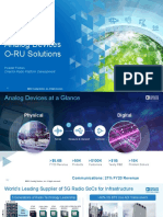 Analog Devices O-RU Solutions: Peadar Forbes