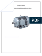 Progress Report Speed Control of Single Phase Induction Motor