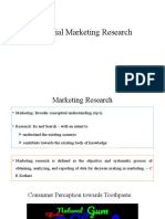 Industrial Marketing Research