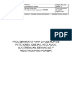 Protocolo PQRSDF