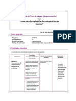 Guía de Foro Académico Semana 01