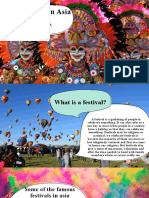 Festivals in Asia: By, Ibrahim Pathan, 8B, 8215