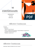 Affective Continuum: Depression Suicide Bipolar