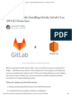 (Tutorial - Guide) Installing GitLab, GitLab CI On AWS EC2 From Zero