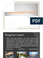 Jenis Limbah Industri