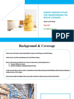 Market Research Study For Understanding The Biscuit Category
