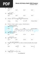 Master JEE Mains Math 2020 Program: 1 5x Lim 1 3x + +