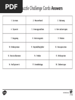 DINGBATS TWINKL ANSWERS Rebus Puzzle Group Challenge Cards Answers