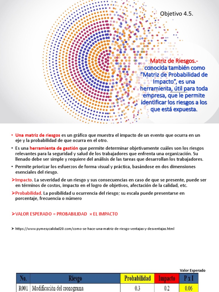 Matriz de Riesgos: Guía de Evaluación | PDF | Riesgo | Probabilidad