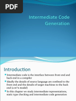 Intermediate Code Generation