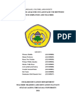 The Politeness Analysis On Language Use Between Office Employee and Teacher