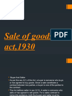 Sale of Goods Act Full