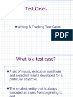 Writing & Tracking Test Cases