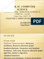T.Y. B. Sc. Computer Science: Chapter 1: Process Deadlock