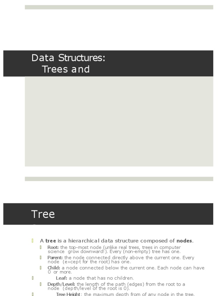 Data Structures Trees and Graphs PDF Mathematical Logic Computer