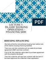 Lecture 5 Islamic Banking Operations - Financing
