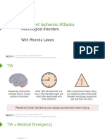 Transient Ischemic Attacks: Neurological Disorders With Rhonda Lawes