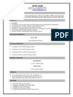 Rahul Mann's IT Support Resume