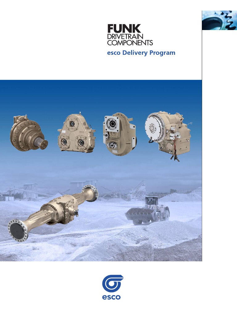 Flyer Funk Drivetrain Components Esco e  Download grátis PDF