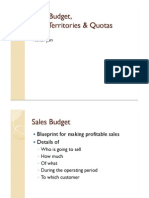 Sales Budget