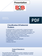 Classification of Industrial Products Presentation
