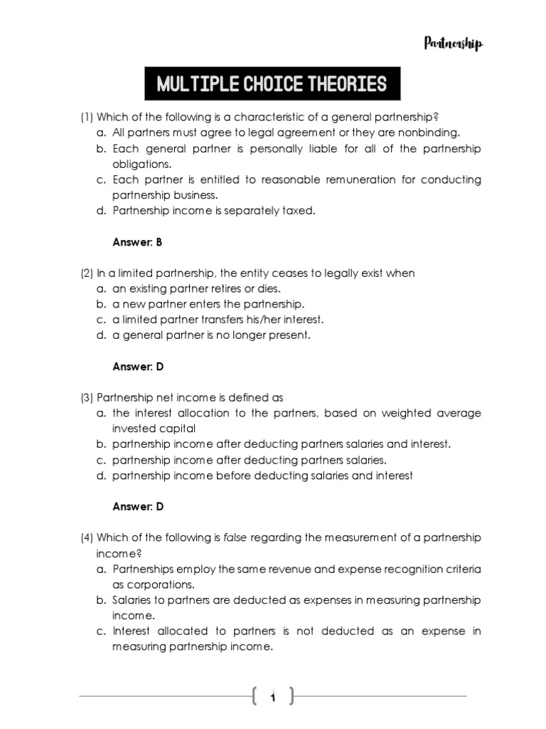 FAR 2 REVIEWER Other Source PDF Goodwill (Accounting) Partnership