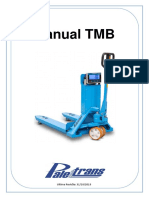 Manual Transpaleteira Eletrônica Pecas TMB Weightech