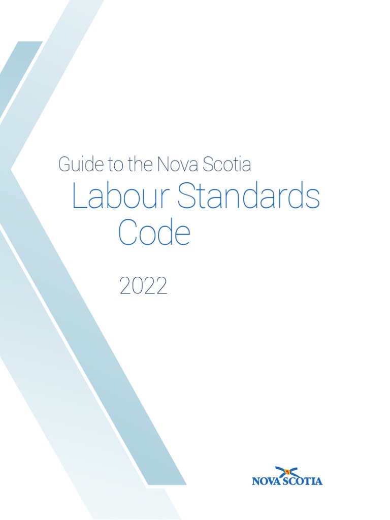 Labor Standards Code Nova Scotia