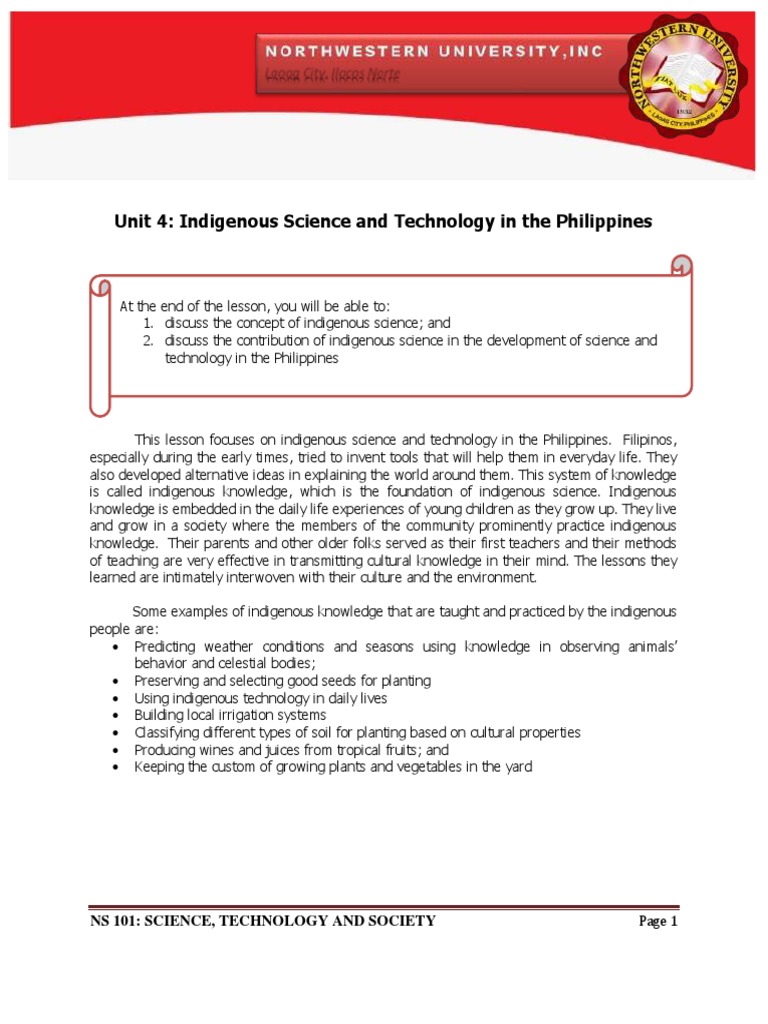 Indigenous Science in the Philippines | PDF | Science | Knowledge