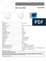 Scheda Tecnica 1433298 Ls t73 SHD 24vdc F A 4pin Rele Per PCB 24 VDC 10 A 1 Na 1 PZ