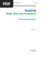 General Info Regarding Study in Austria - PDF Version 1