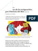 El Sindrome de La Resignacion (Sobre Informalidad) Por Patricia Del Rio - El Comercio - 19-12-2021