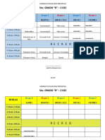 5 B. HORARIO ESCOLAR SEMI PRESENCIAL