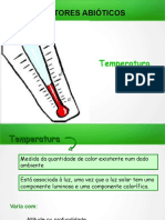 Factores Abióticos: Temperatura