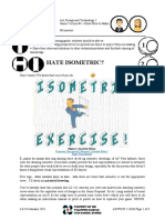 Hate Isometric?: Subject Code: ADTECH 2 LG Code: Lesson Code: 8.0 Time Frame