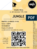 jungle tickets