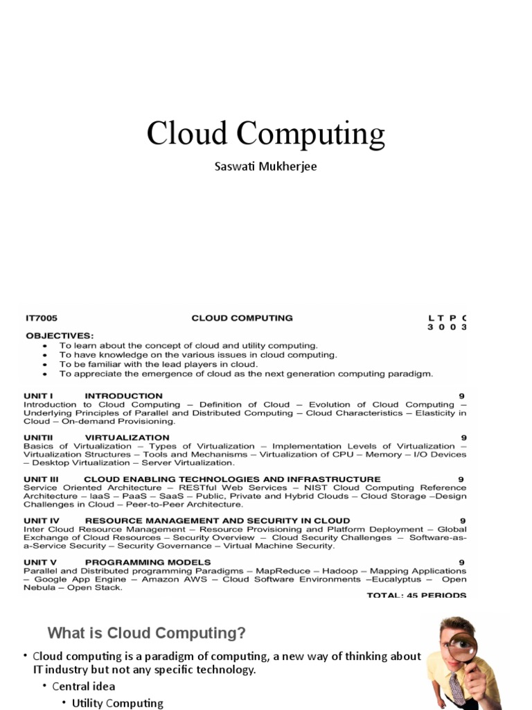 Dynamic Provisioning in Cloud Computing | PDF | Cloud Computing ...