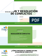 Curso Gestión y Resolución de Conflictos - Unidad 3 INAP 2020