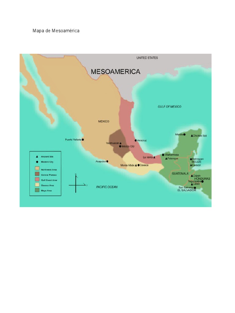 Mapa de Mesoamérica PDF
