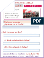 Conociendo la letra f