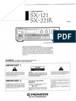 SX-121, -221R - OM