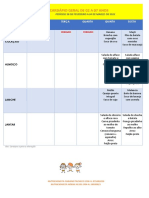 Cardápio geral 2-7 anos 14-18 março