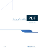 Subsurface Flow Module Users Guide