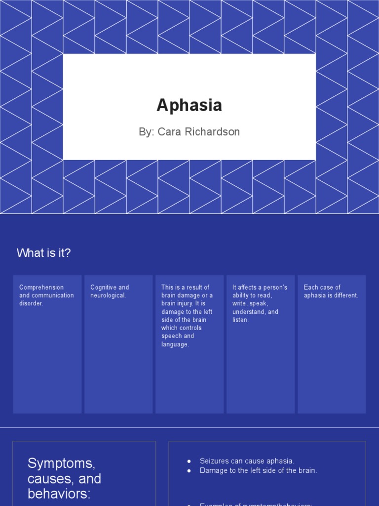 Aphasia 1 | PDF