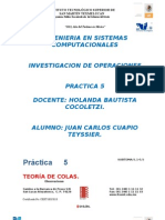 Practica 5 Investigacion de Operaciones