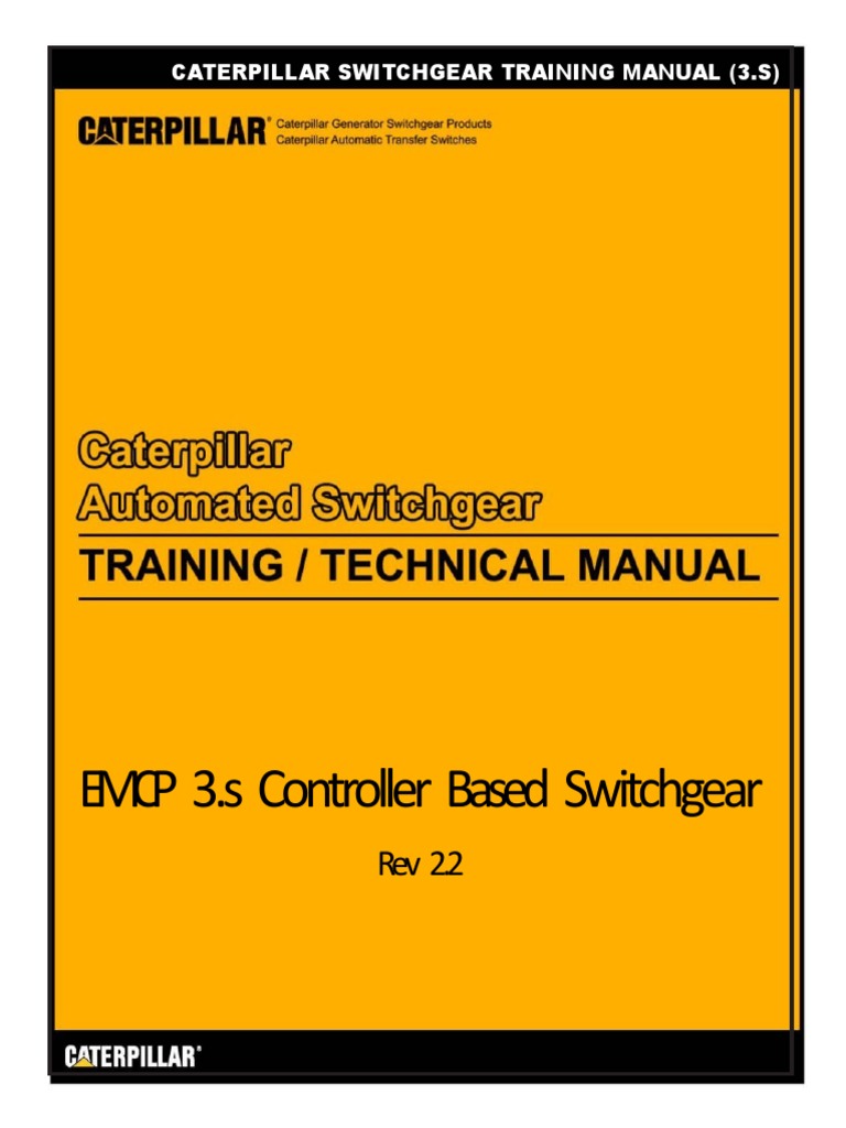 EMCP 3.S Controller Based Switchgear Training Manual A Comprehensive Guide to the Operation and